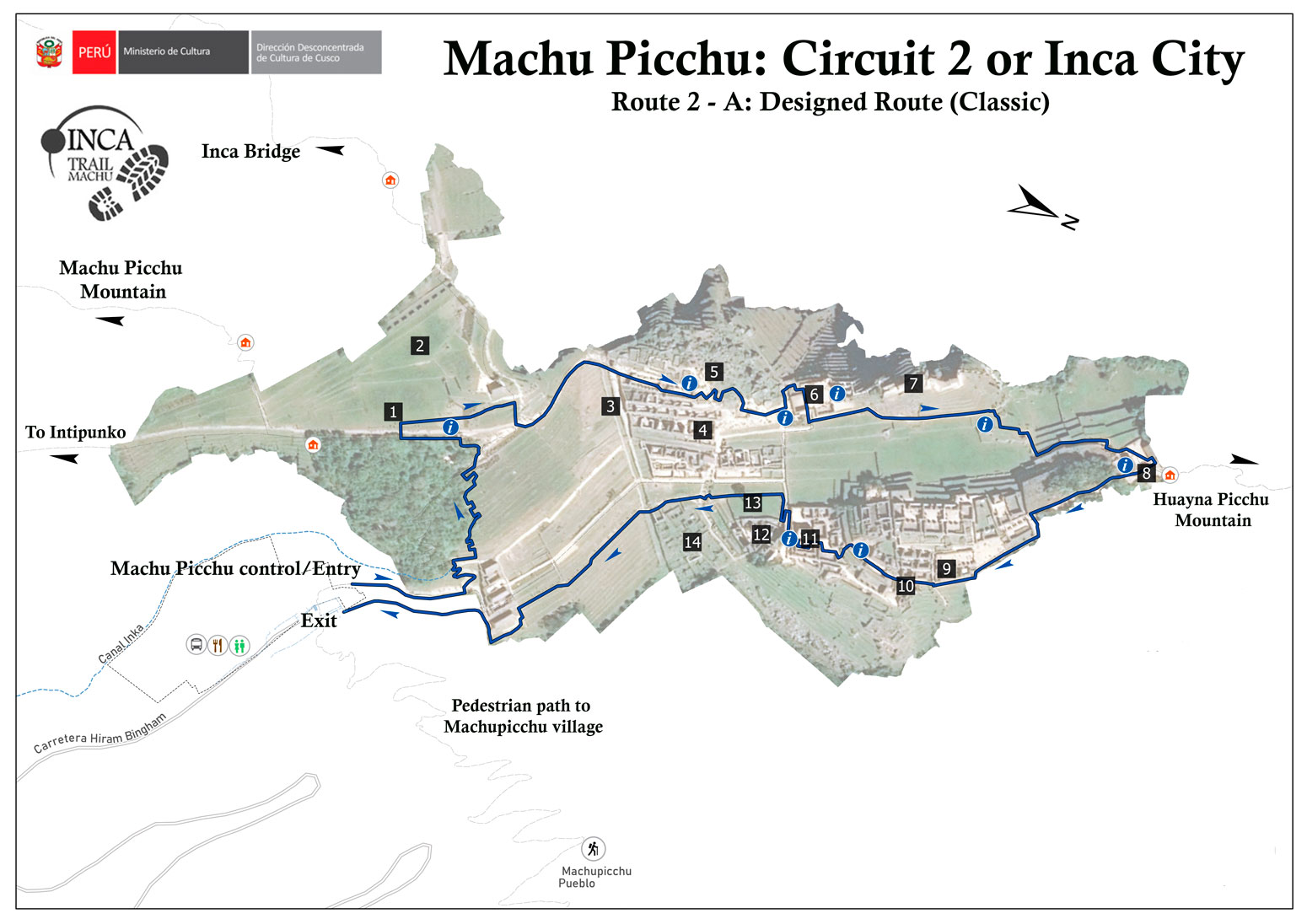 Machu Picchu: Circuit 2 or Inca City