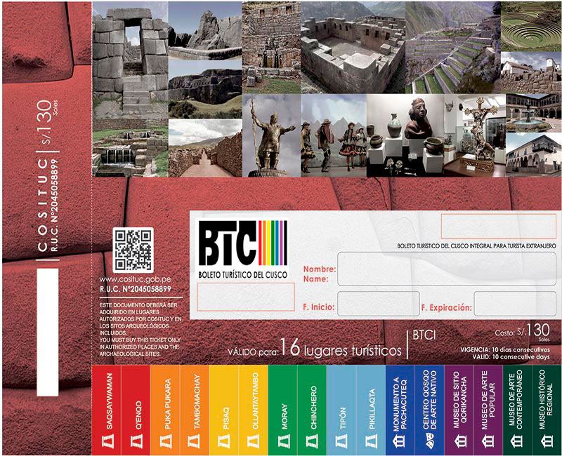 General Tourist Ticket Cusco