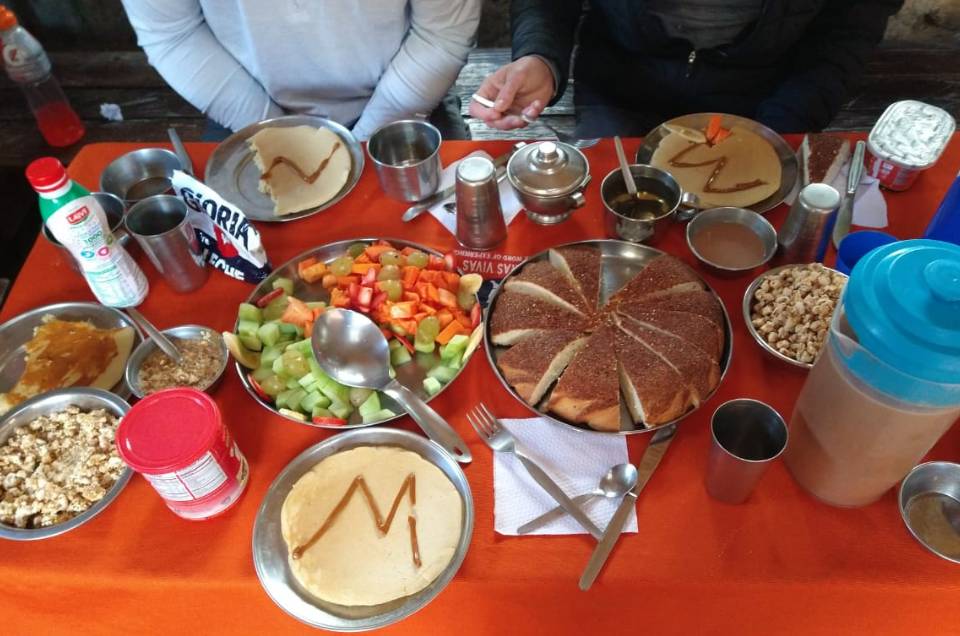 Food on the Inca Trail 