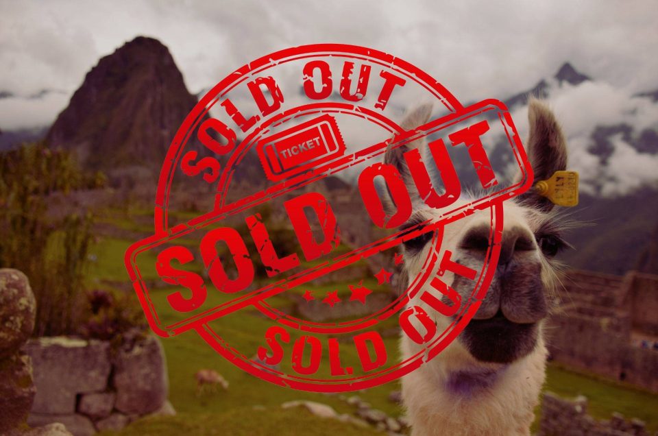 Machu Picchu Tickets Sold Out for Circuit 2 in March and April