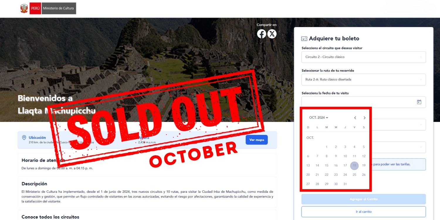 Machu Picchu Tickets