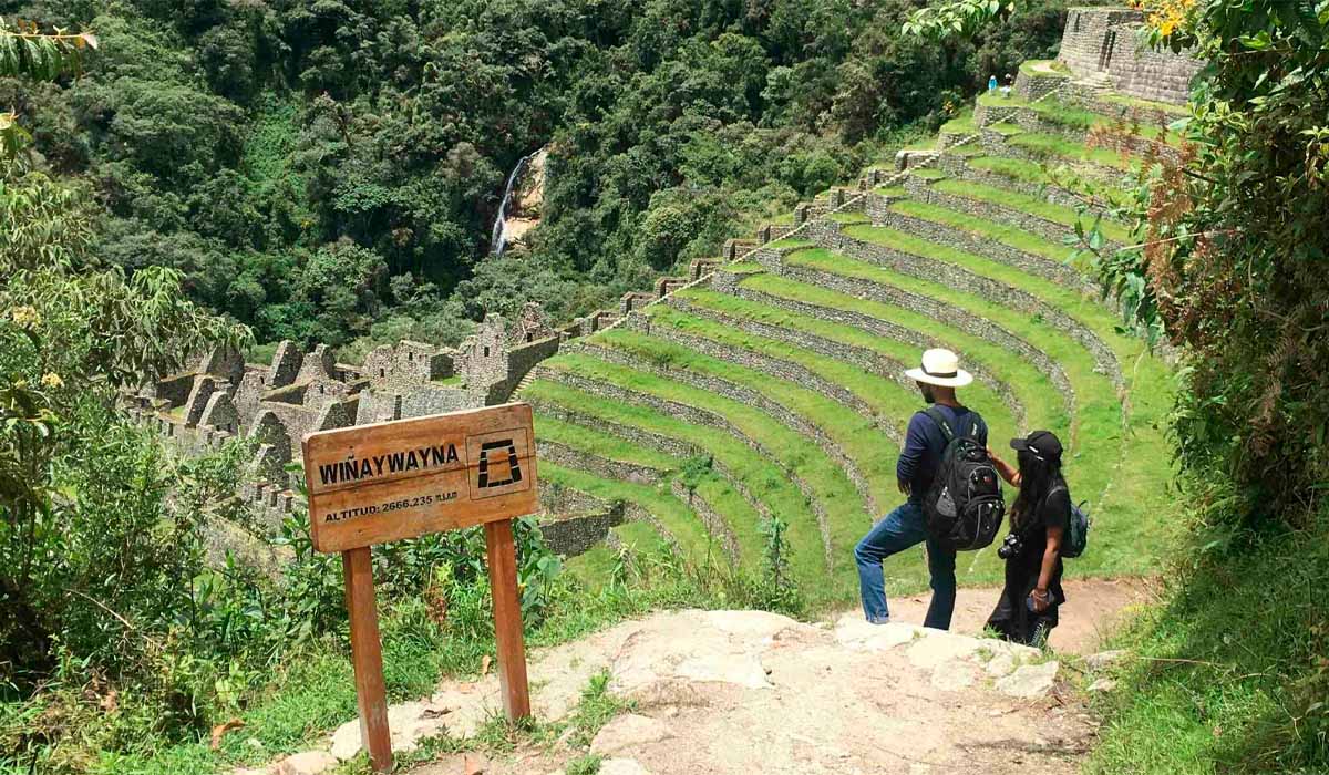 Inca Trail ancient ruins